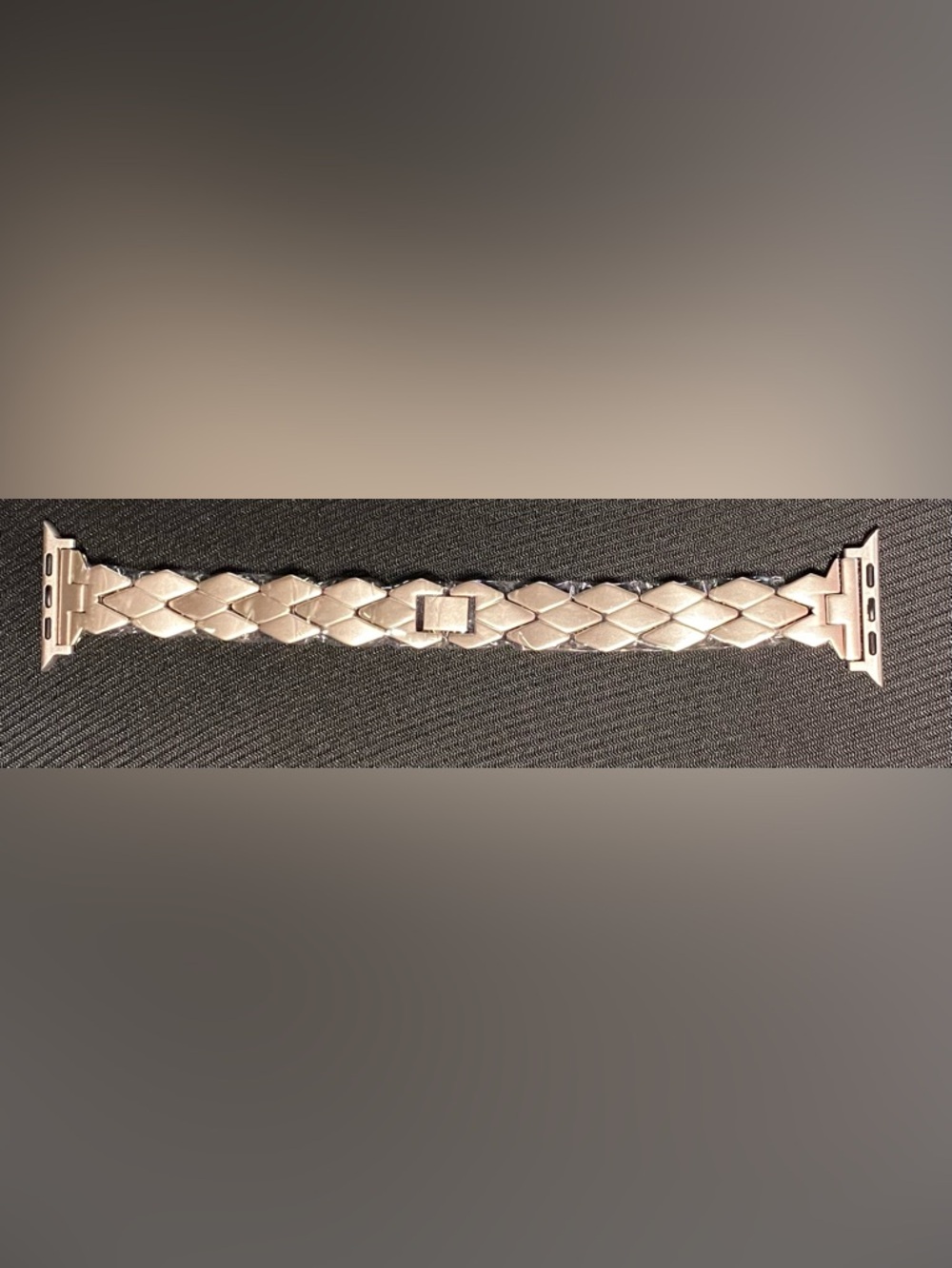 watch bracelet silverTone Interlocking Link Bracelet